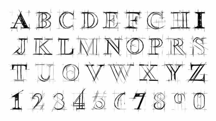 9--333688-sketch design alphabet